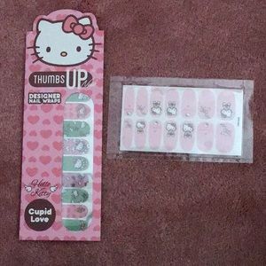 Hello kitty nail wraps